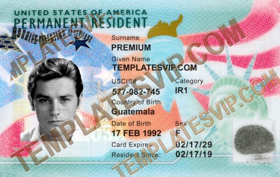 USA PERMANENT RESIDENT PSD TEMPLATE 2022