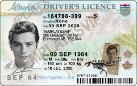 (AB) Alberta Operator’s Licence  PSD Template Download 2022