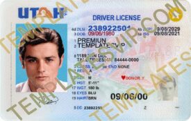 Utah (UT) – Drivers License PSD Template Download 2023