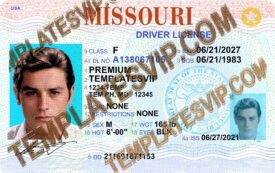 Missouri (MO) – V3 Drivers License PSD Template 2022 2400 DPI
