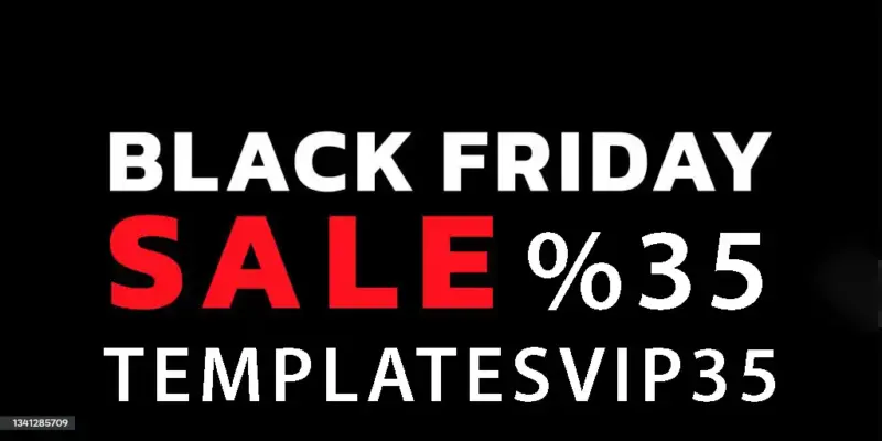 Discount Black Friday %35 Templatesvip.com
