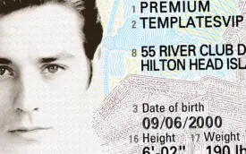 Alternative view of South Carolina (SC) – Drivers License PSD Template Download 2026 UV Releases